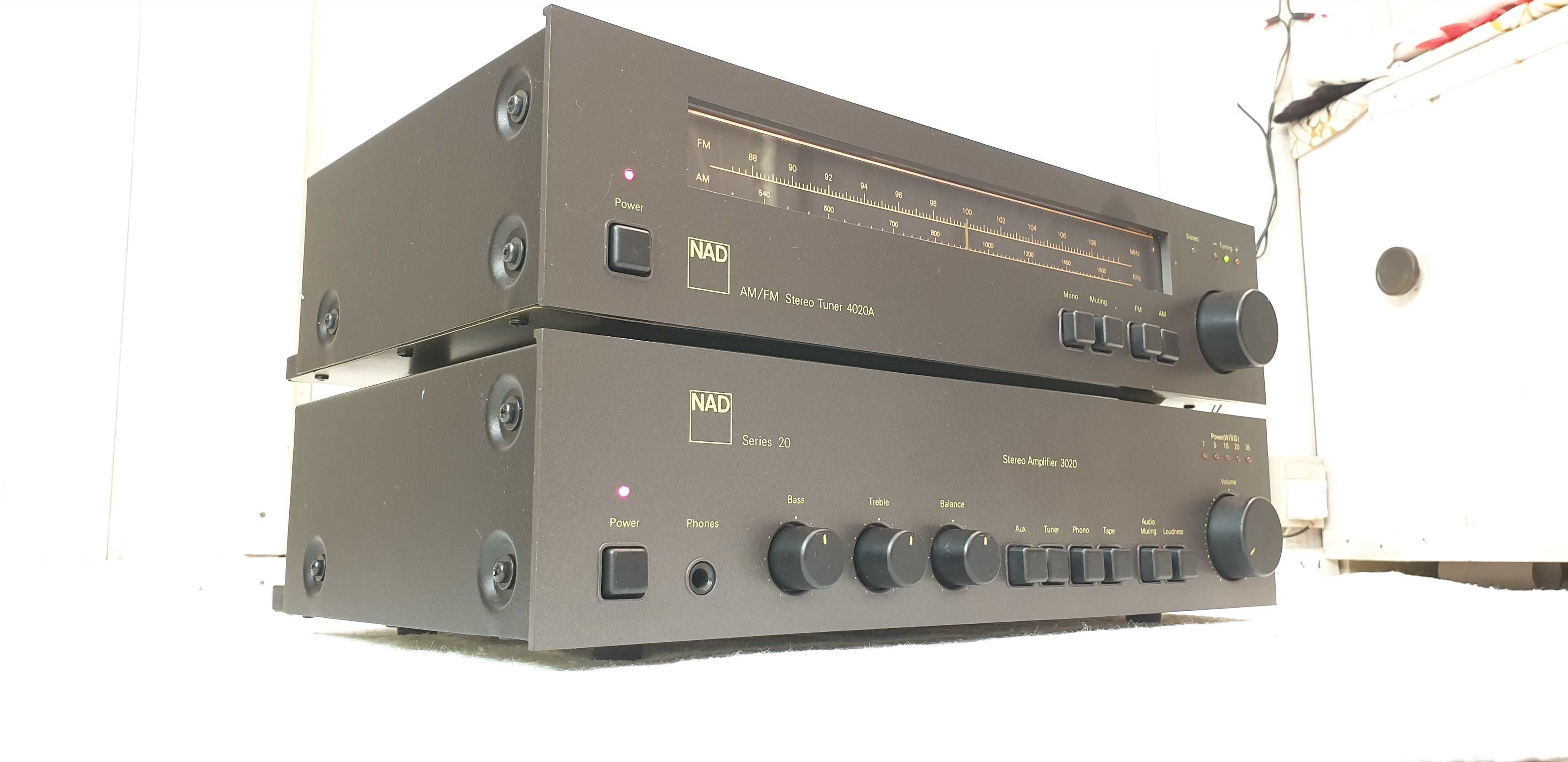 NAD 3020 i NAD 4020A, Stan bardzo dobry, Legena Hi-End AMP+Tuner