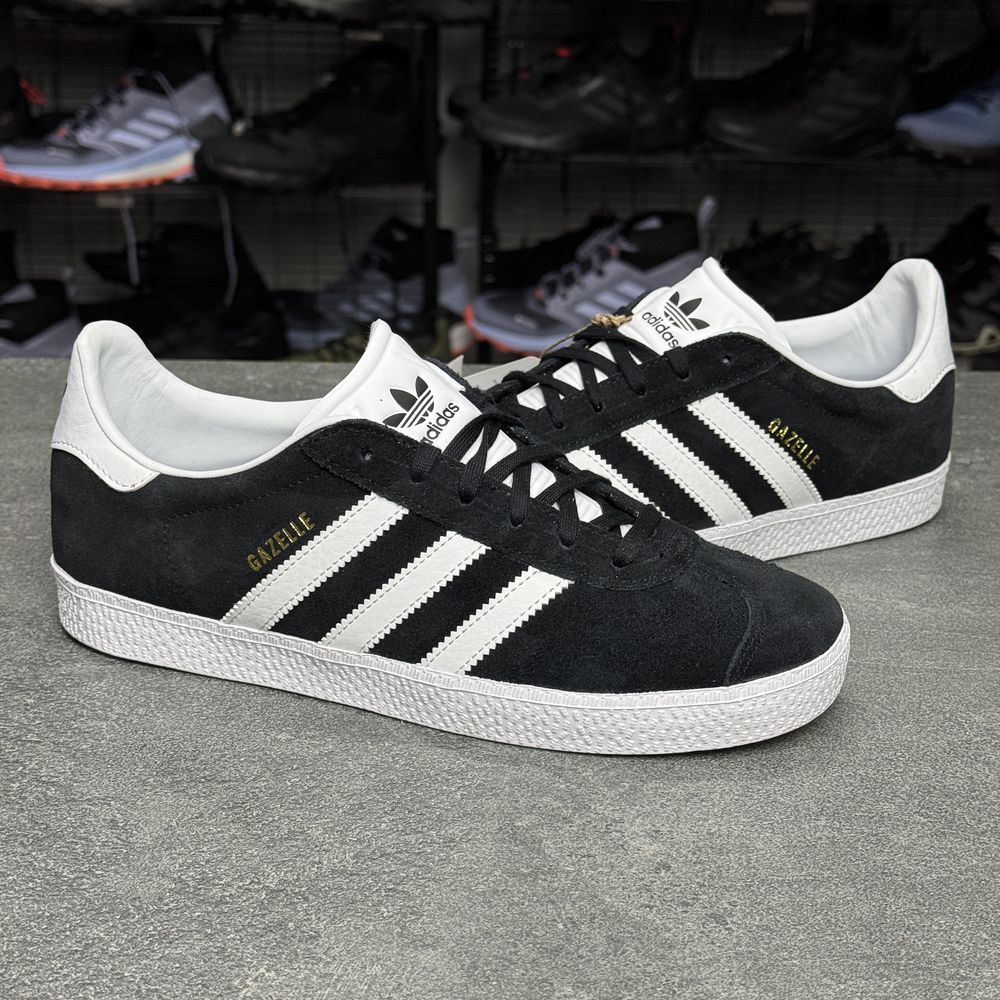 ОРИГІНАЛ 100% Кросівки чорні шкіряні Adidas Gazelle BB2502 /ОРИГІНАЛ