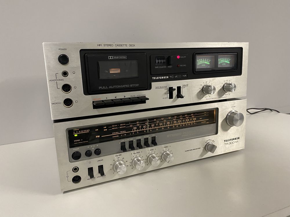 Telefunken TR 300 Hi-Fi, TC 400 Hi-Fi - deck, amplituner