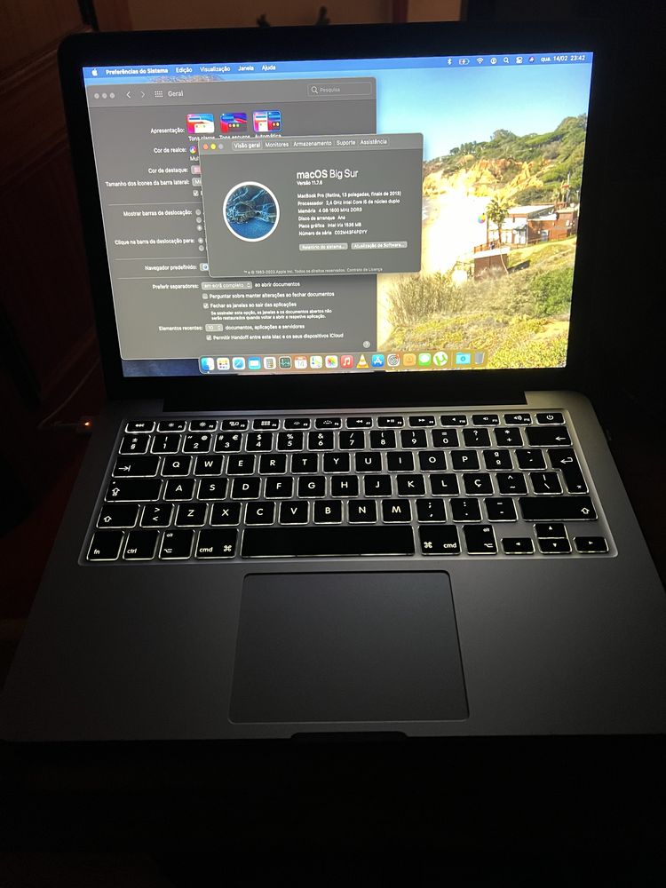 MacBook Pro Retina 13’’ i5 2.4Ghz com 4GB RAM DDR 3