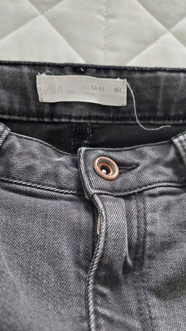 Spodnie jeansowe Zara girls 164 rurki elastyczne