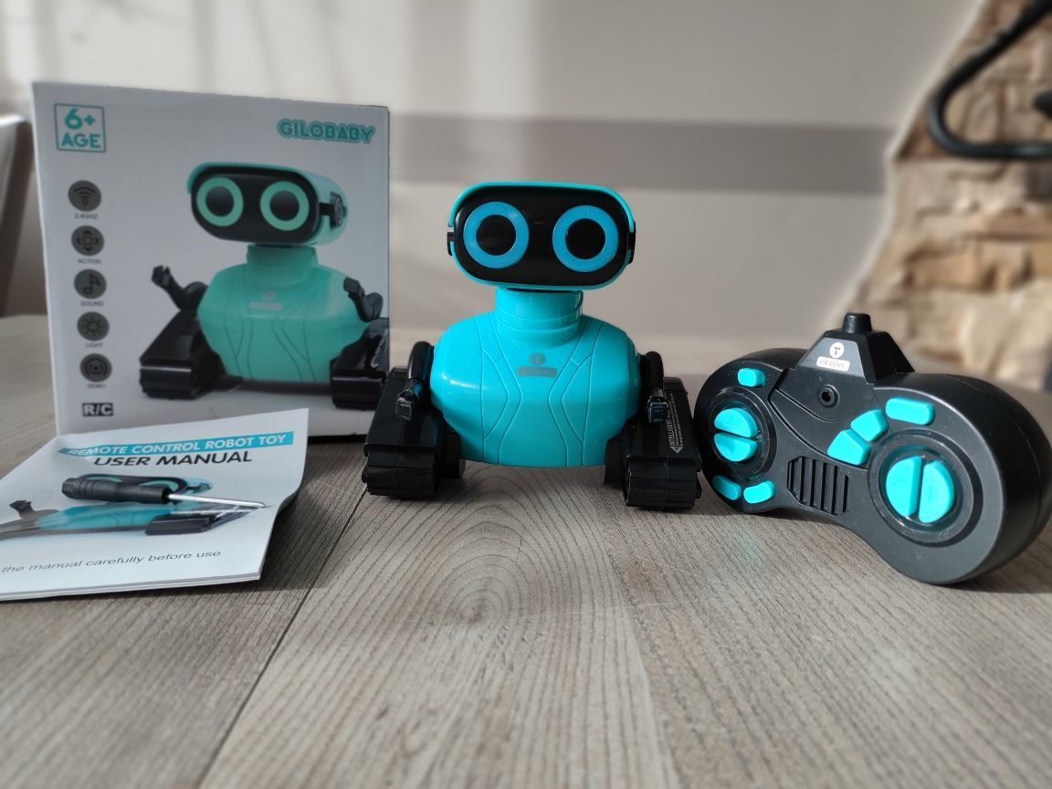 Robot RC zdalnie sterowany Gilobaby niebieski NOWY