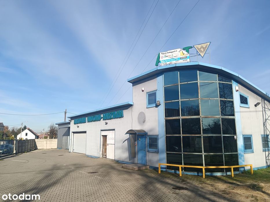 Hala/magazyn 313 m² + biura, działka 1000 m² – Ostrów Wlkp.