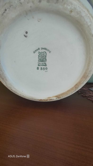 Waza wazon fajans Włocławek PRL