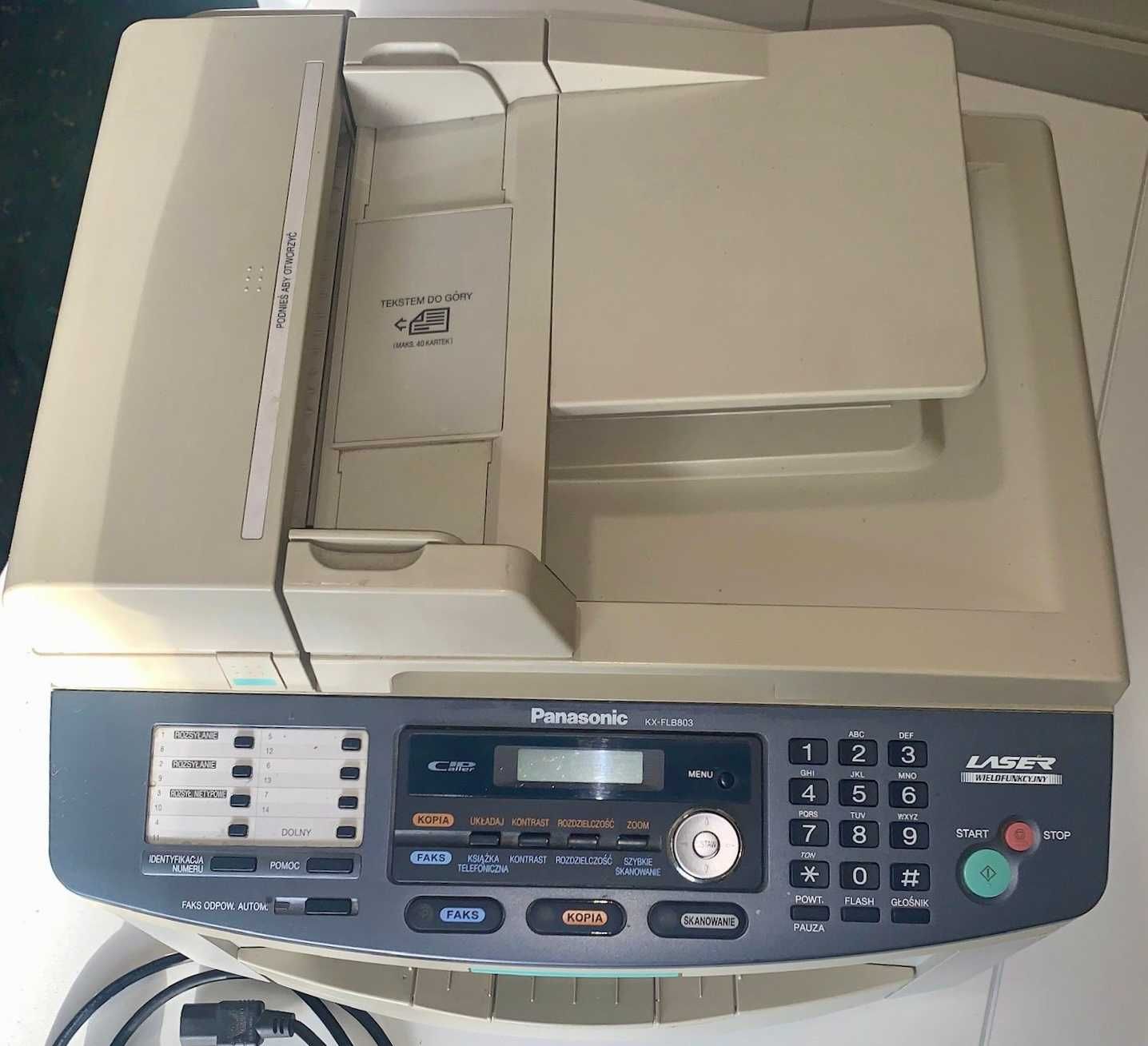 PANASONIC Urządzenie Wielofunkcyjne Skan. Druk. Laser. Fax