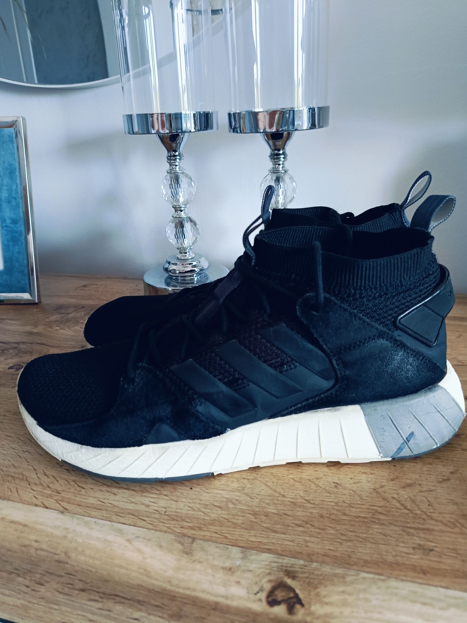 Buty adidas cloudfoam questarstike 44 2/3 czarne za kostkę