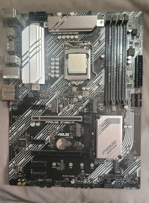 Продам Asus PRIME Z490-P з процесором intel i5-10600K