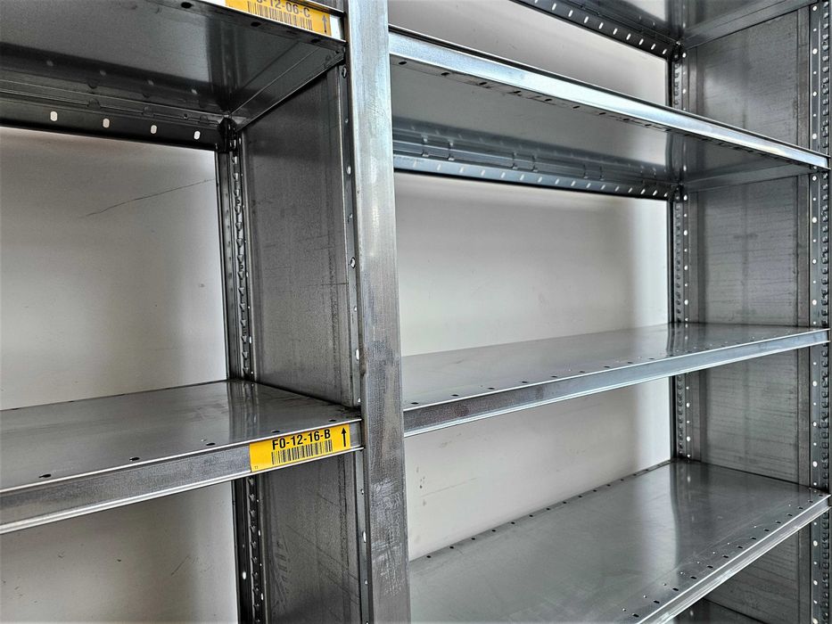 Regał Magazynowy 40x230x393/18p Metalowy Półkowy Ocynk Garaż Warsztat