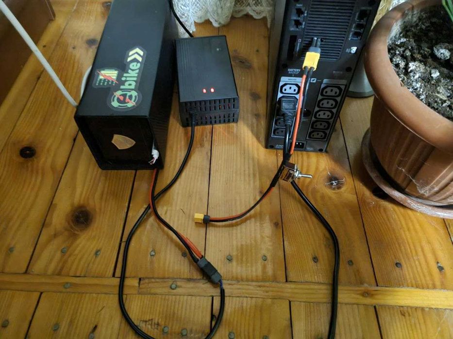 Велобатарея 7S 27Ah 29V + Зарядка + Кабель до ДБЖ. Тримав ПК 4 години!