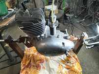 Silnik WSK 125 po remoncie