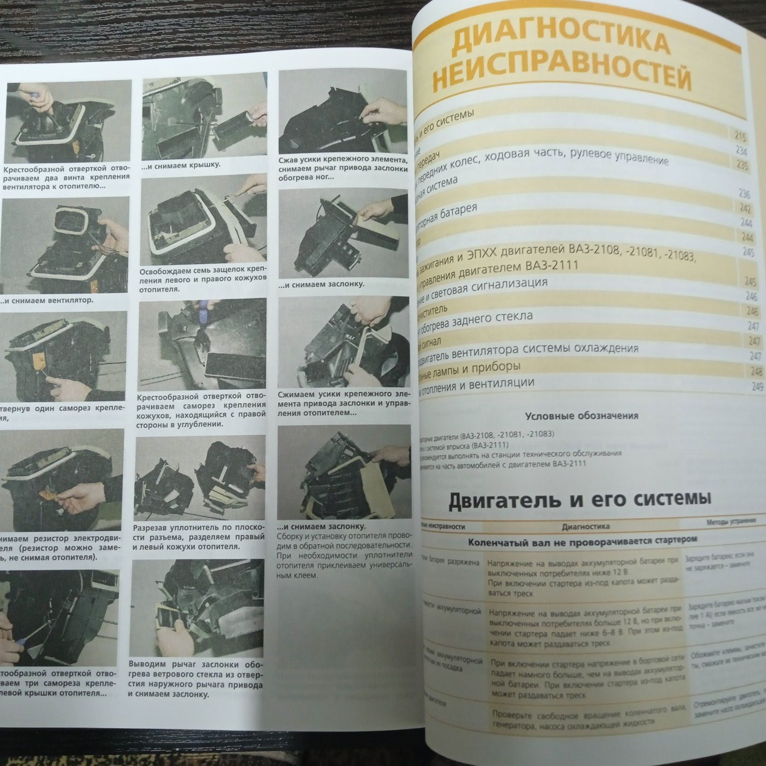 Книги по ремонту автомобіля ВАЗ 2108/09/099