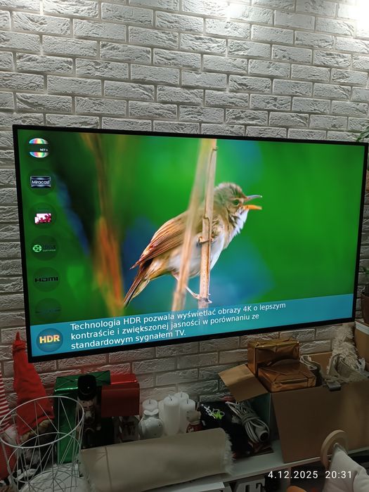 Telewizor 65 cali smart tv YouTube Netflix