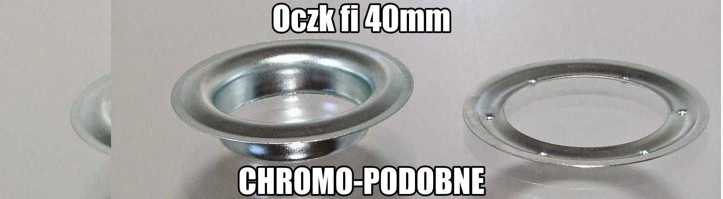 przelotki metalowe fi 40mm do firan i zasłon