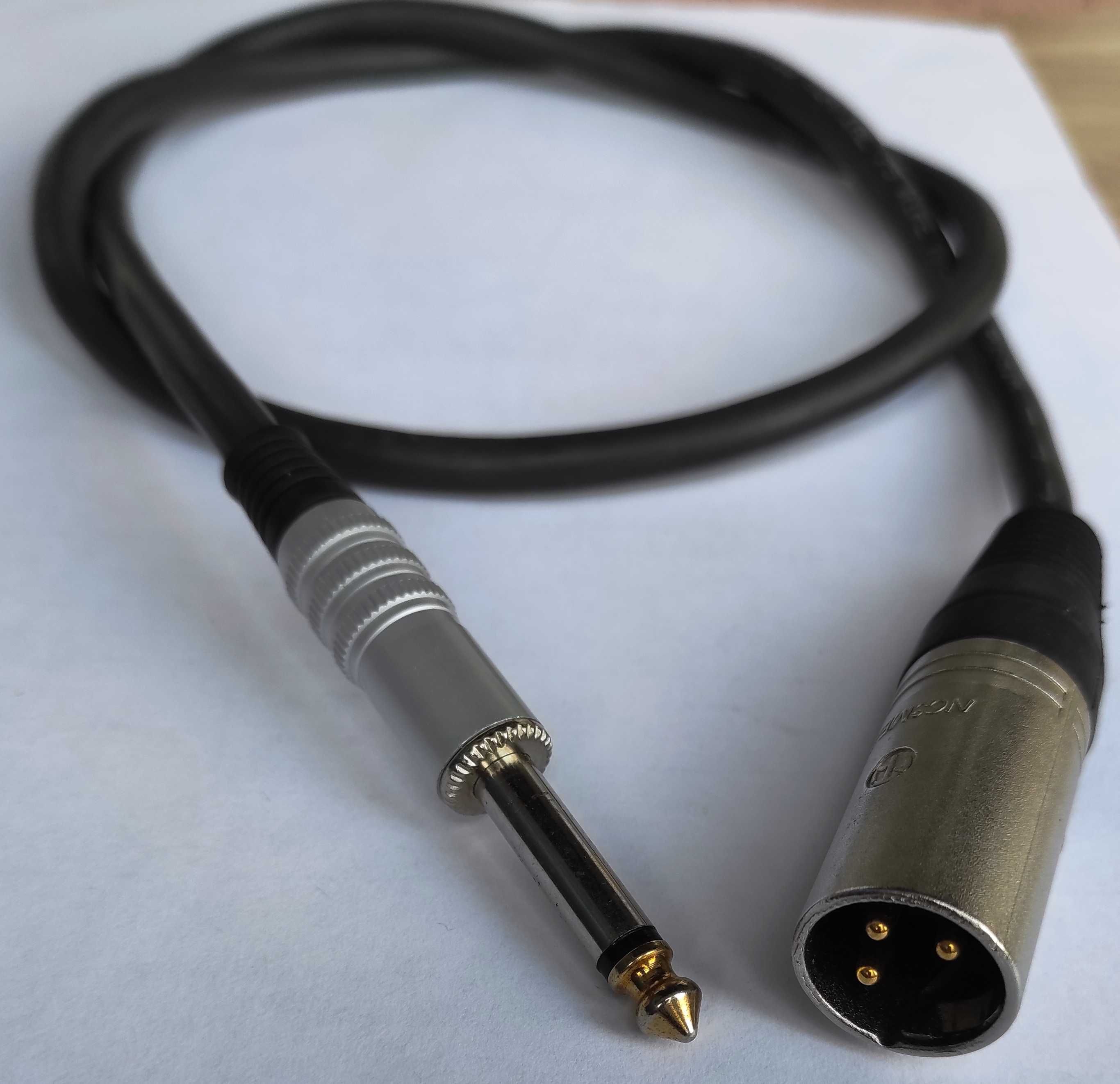 Мікрофонний кабель mono Jack-XLR Male, 1 м