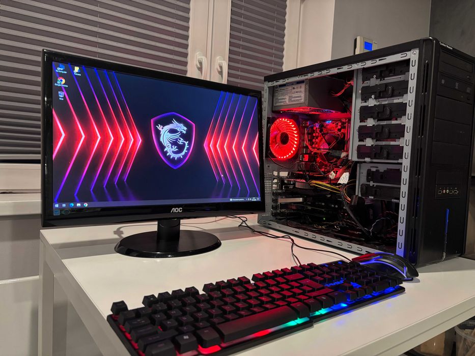 Zestaw Do Gier i7 8x3.4GHz/Ram-10GB/GTX-750/SSD 2TB/Monitor 22'