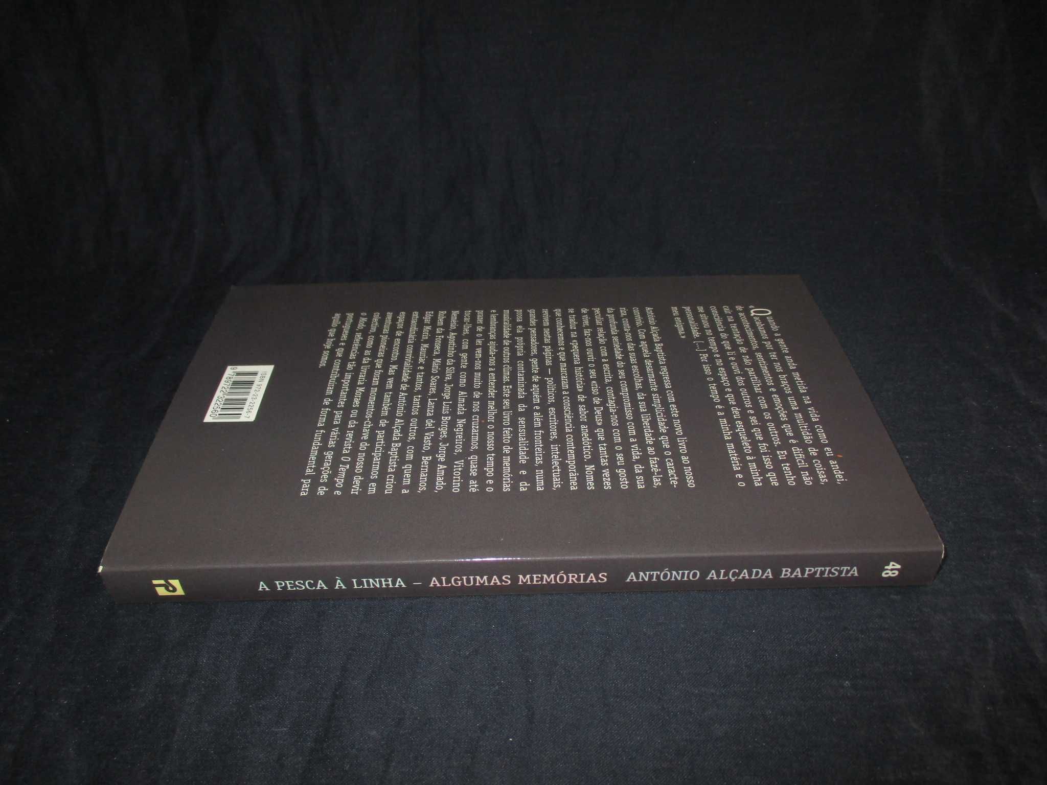 Livro A Pesca à Linha Algumas Memórias Alçada Baptista 1ª edição