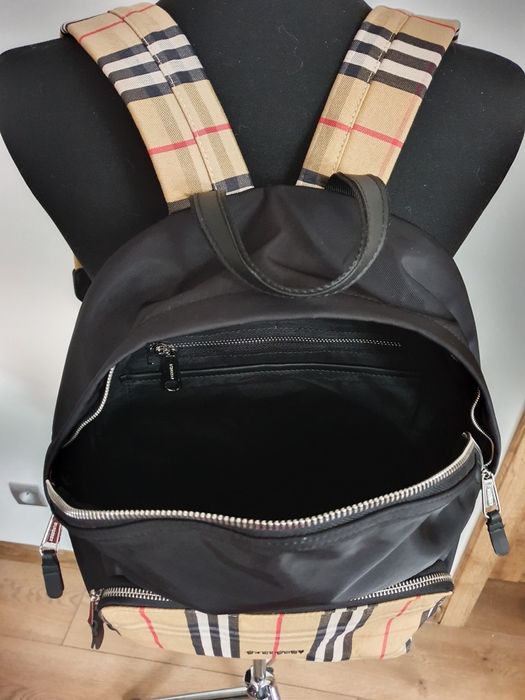 Plecak wzór Burberry