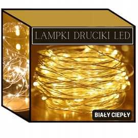 lampki dekoracyjne led, na stolik, stół, druciki, słoik led