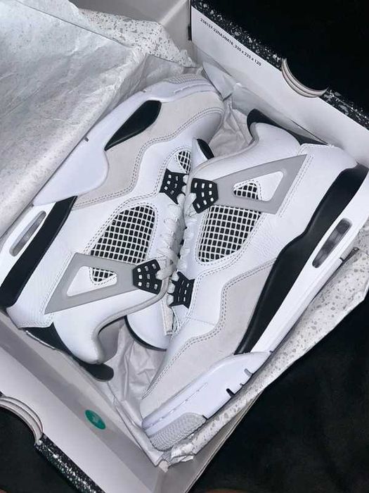 Buty sportowe Jordan_4_Retro_Military_Black R.44