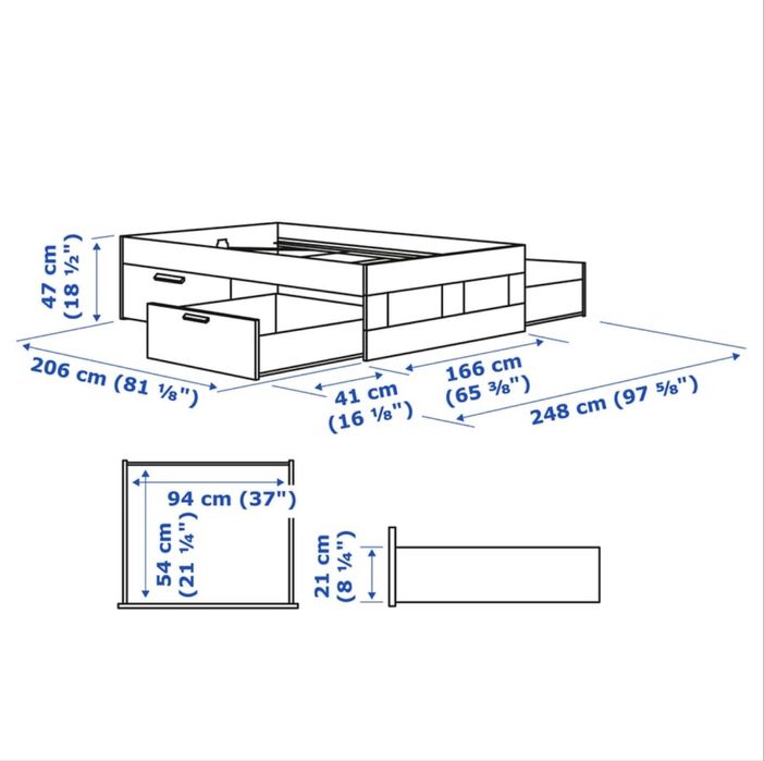 Cama BRIMNES IKEA