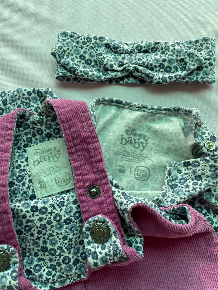 Komplet sukieneczka, body i opaska  Disney Baby