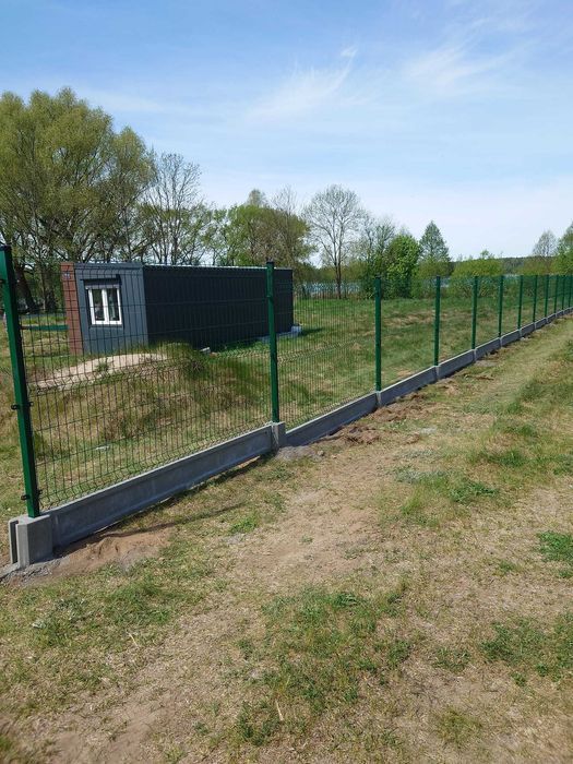 ogrodzenia ogrodzenie panelowe panele słupki brama furtka płot palety