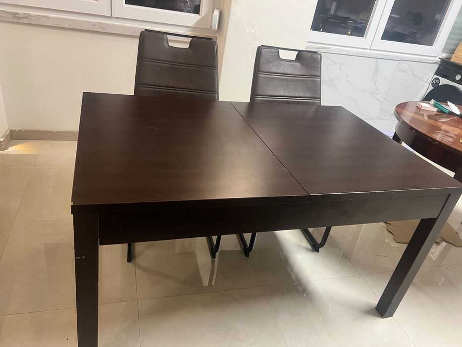 Mesa de jantar extensível 140 +45