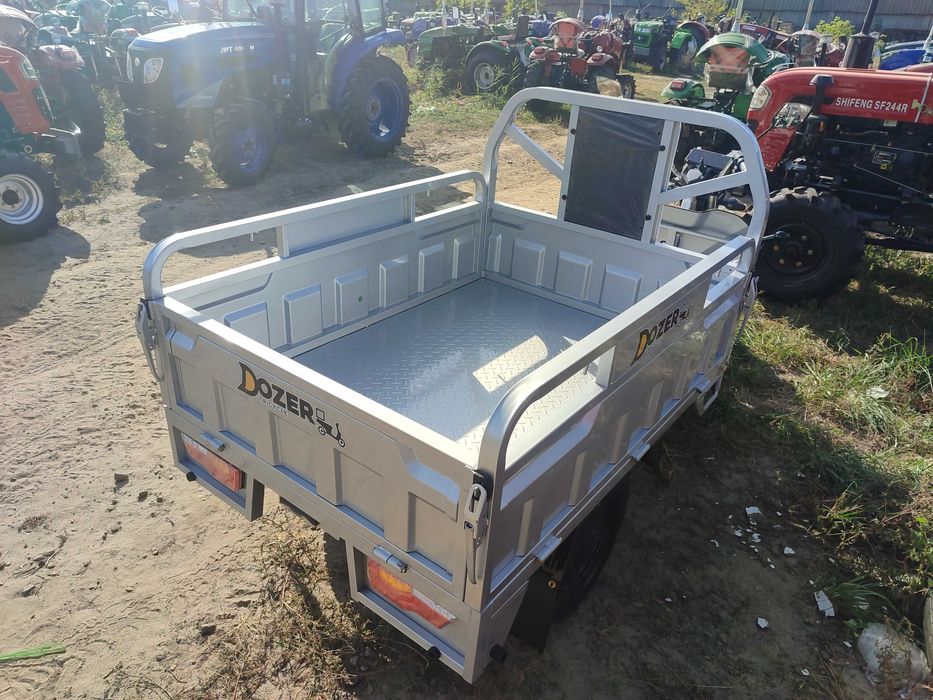 Трицикл электрический Дозер 1500 трехколесный Доставка бесплатная