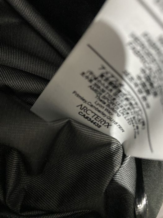 Kurtka przeciwdeszczowa Arc’teryx czarna