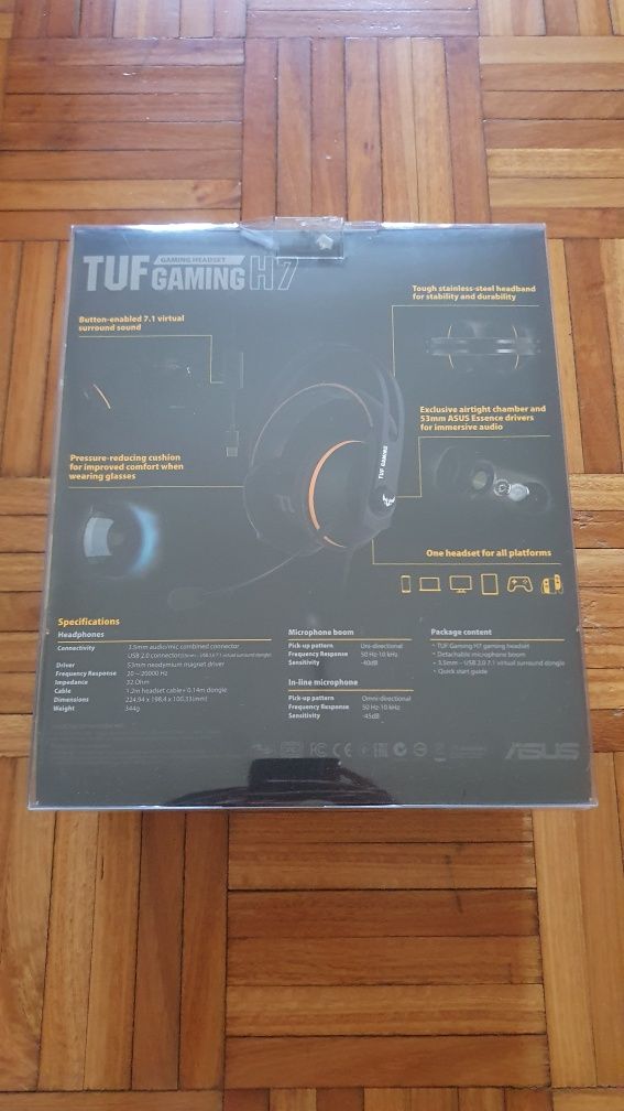 TUG Gaming Headset H7 com fios