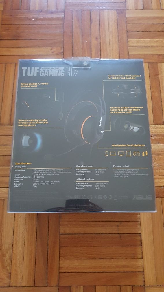 TUG Gaming Headset H7 com fios