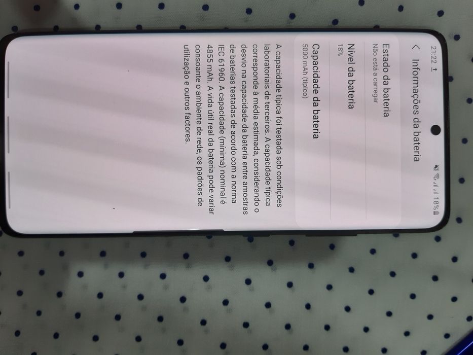 Samsung galáxia 21 Ultra 256 Gb