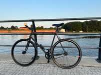 rower (ostre koło) Creme Vinyl LTD Black (rozm. L, 60 cm)