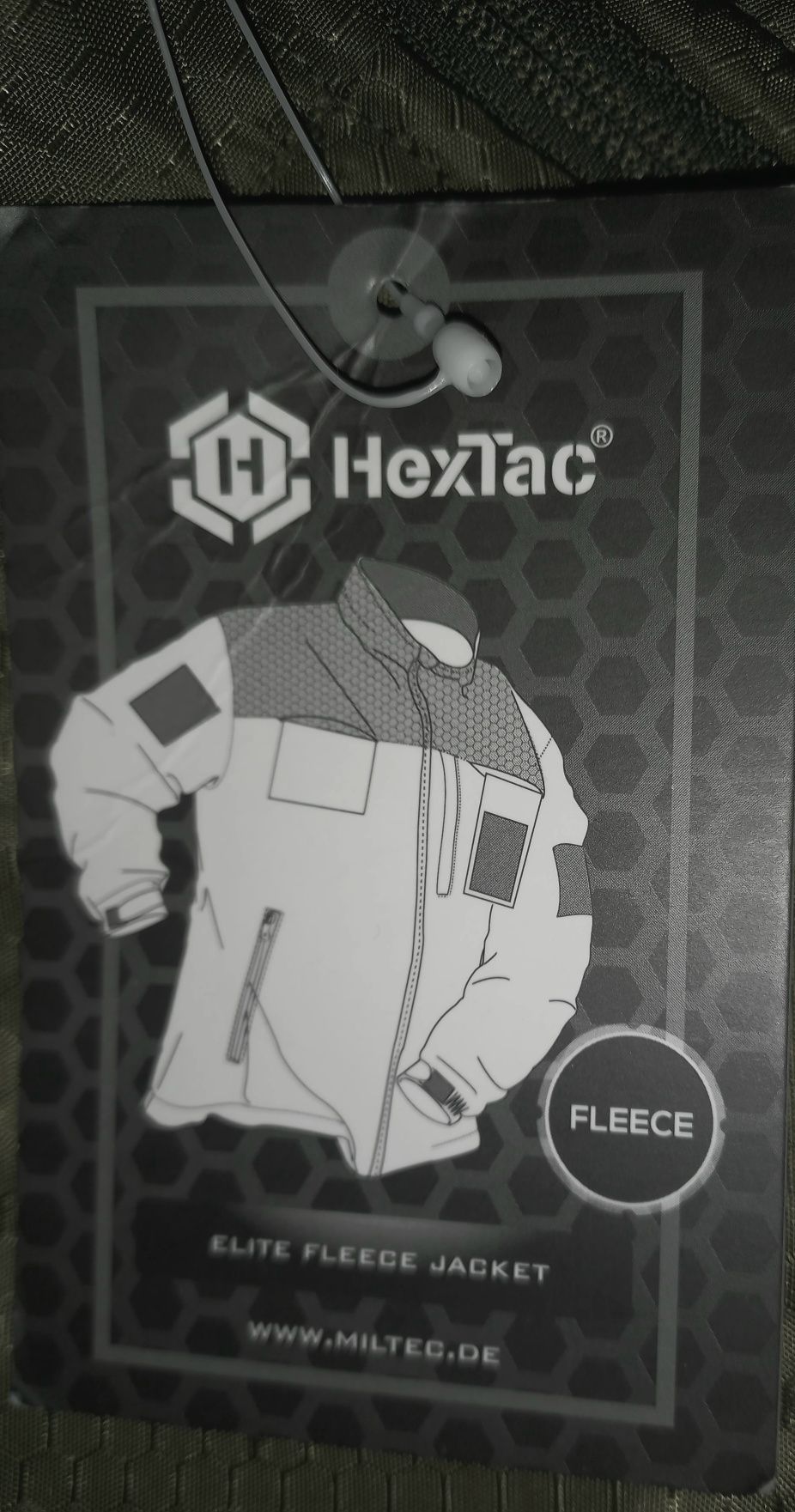 Тактическая флисовая кофта Hextac Mil-Tec олива