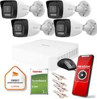 Monitoring domu Hilook Dysk 1TB 4 kamery 4MPx
