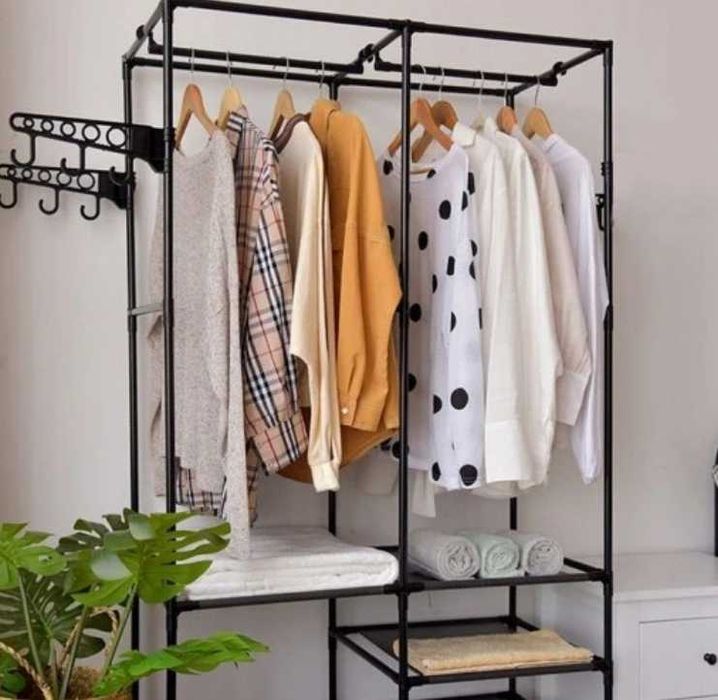 Вешалка стойка для одежды быстрой сборки