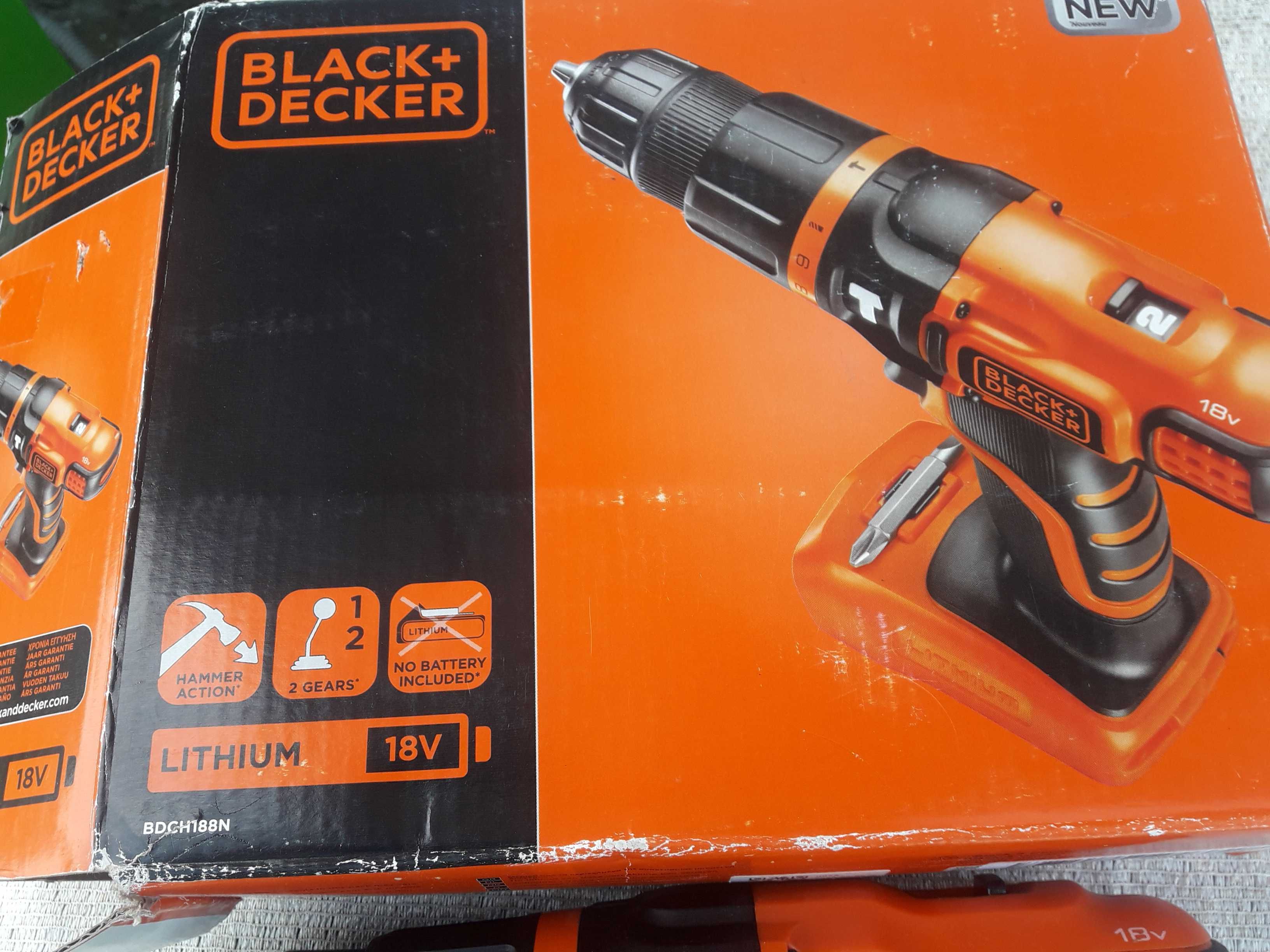 BLACK+DECKER Akumulatorowa wiertarka udarowa 18 V