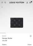 Louis Vuitton slender wallet