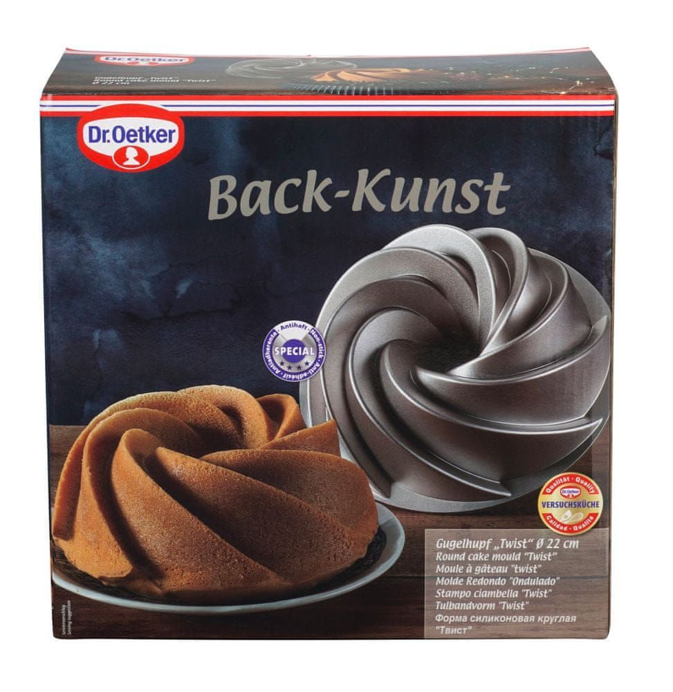 Okrągła Forma Do Ciast/Babek 'Twist' Śr. 22Cm Dr. Oetker