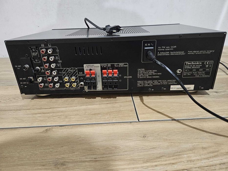 Technics amplituner  SA-EX320 wysyłka gratis, sprzęt po serwisie