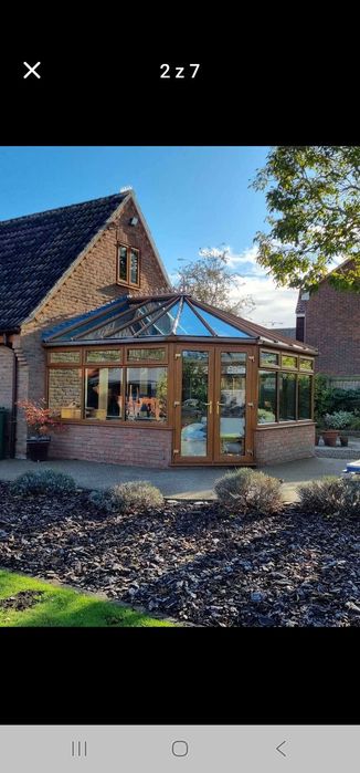 Ogrod zimowy szklany dach