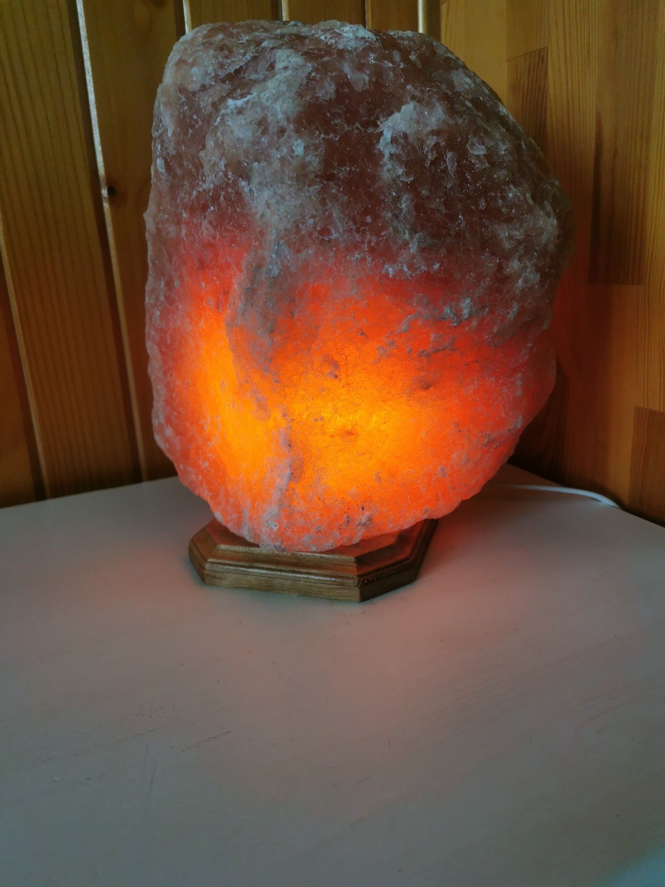 Duża lampka solna lampka z soli