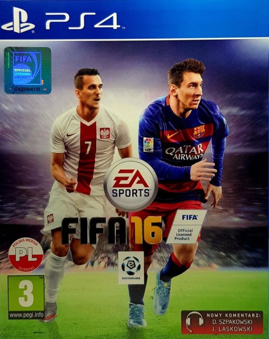 PS4 Fifa 16, Fifa 17, Fifa 18 / 3 GRY / NOWE