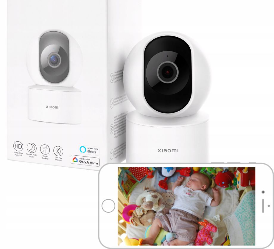 Niania Elektroniczna Kamera Dla Dzieci Xiaomi 360 FHD 1080p Okazja!