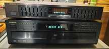 Onkyo Equalizer Korektor EQ-240 i Zmieniarka DVD DV-C600 6DVD/CD