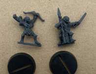 Moria Goblin kapitan i szaman, figurki lotr me-sbg