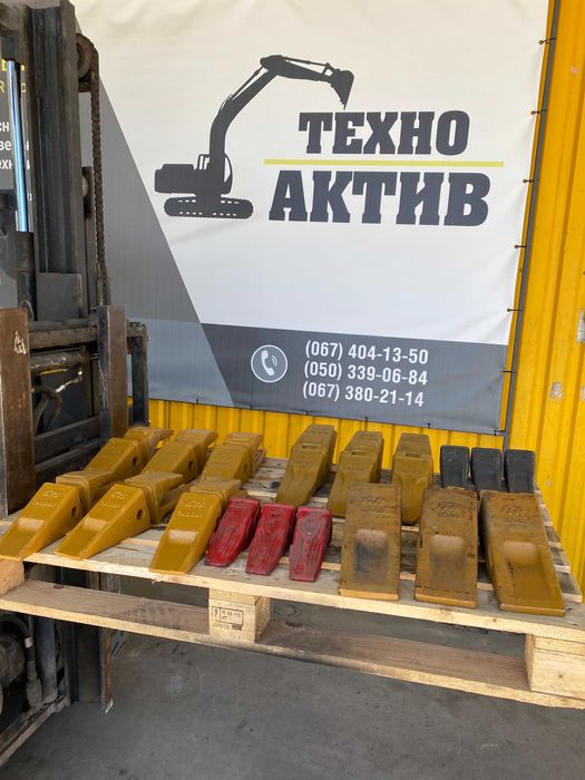 Зуб ковша, адаптер, коронка на CAT JCB VOLVO ATLAS Hitachi