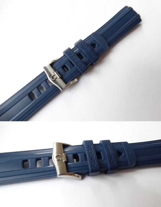 Pasek do zegarka Omega Seamaster 300 silikonowy gumowy