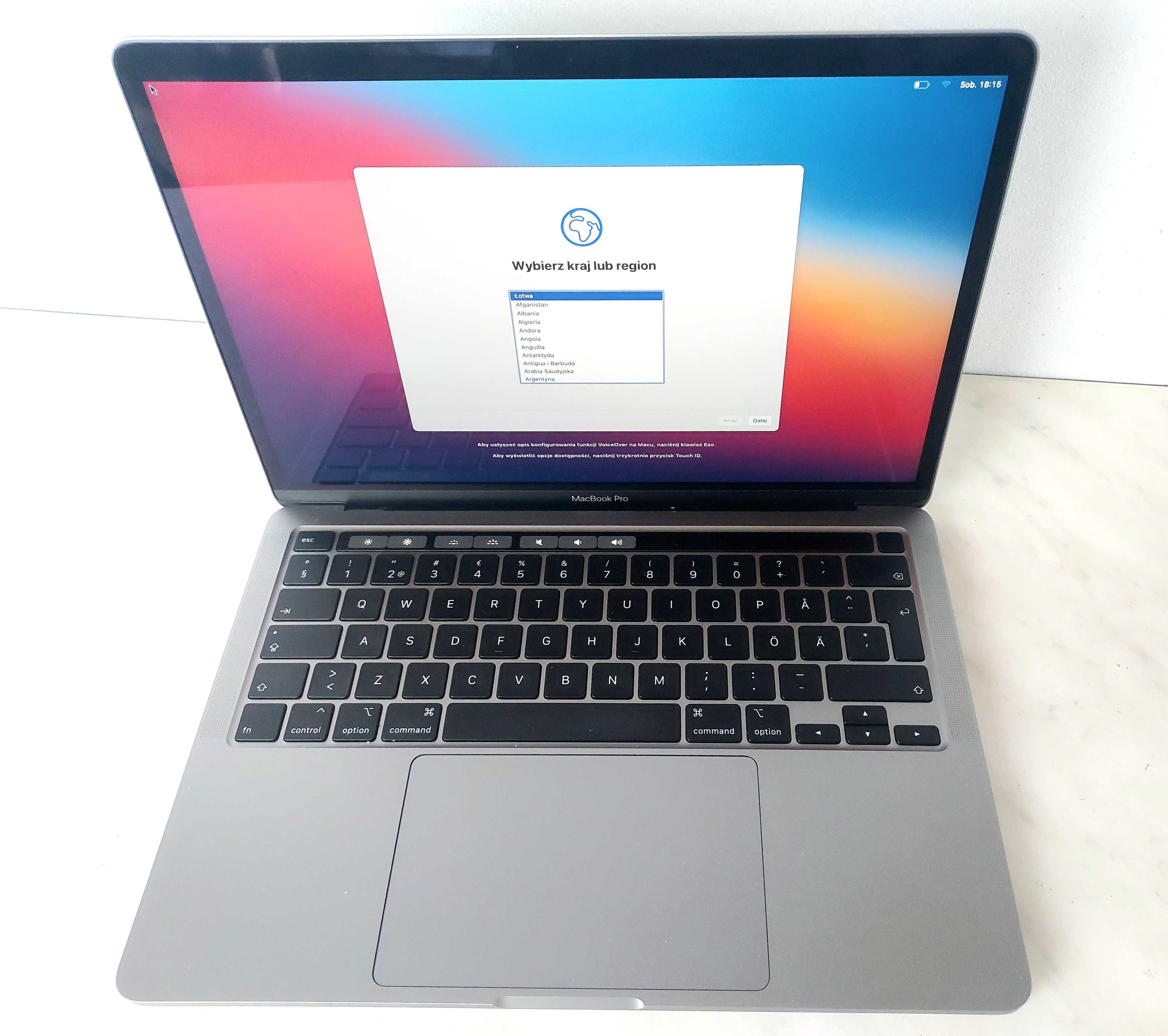 ‼️ macbook pro 13 model a-2251 rok 2020 i5 16gb 512ssd retina ‼️