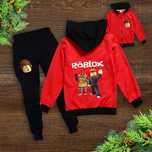 Dres Dziecięcy Roblox Gra Komplet Bluza Kangurka Spodnie 140